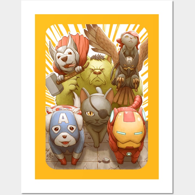 Animalvengers Wall Art by RySpirit